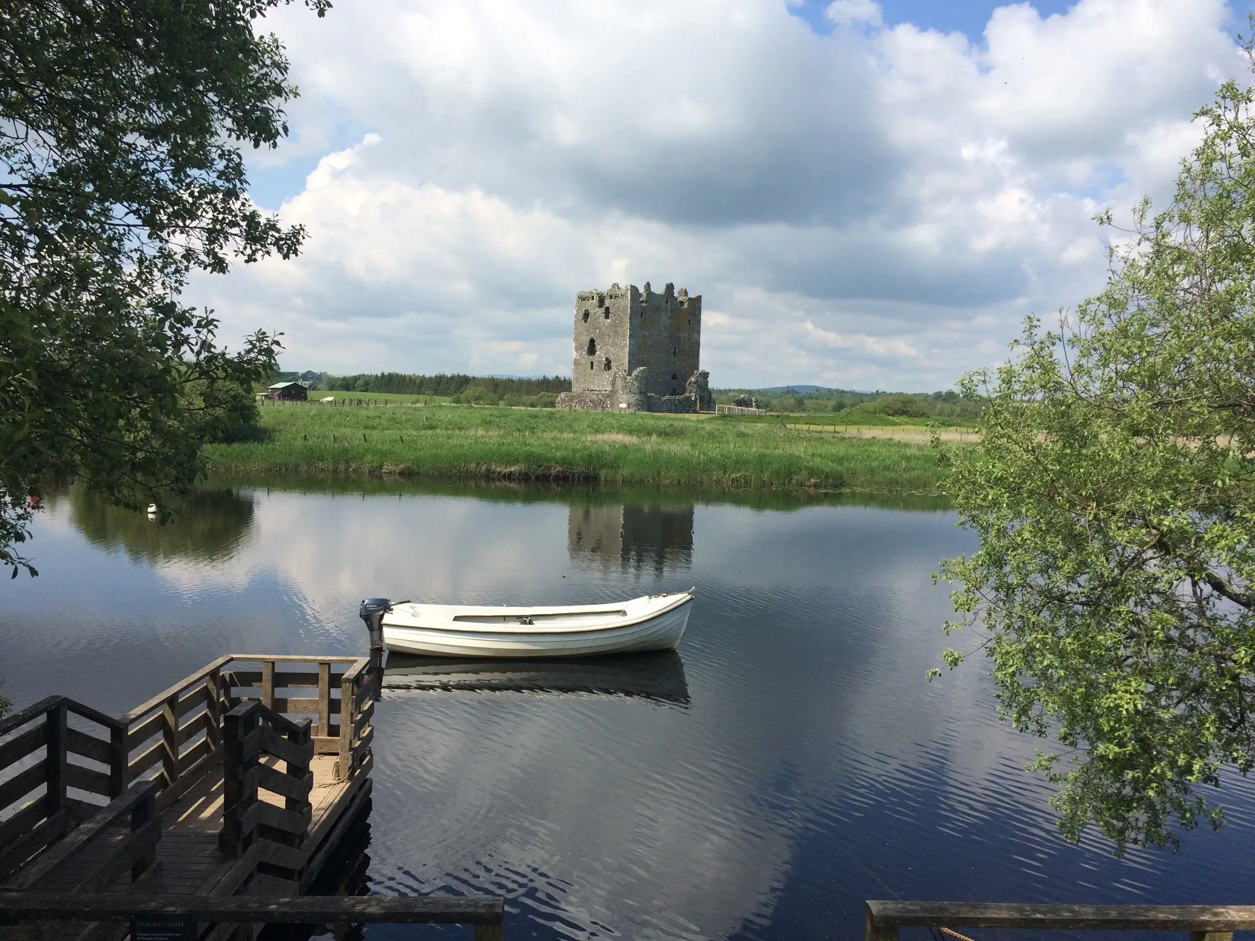 The boat to Threave Castle