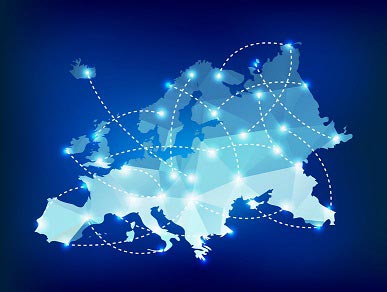 European transport routes