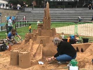 Sandcastles in Manchester